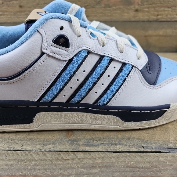 adidas Originals Men's Rivalry Low 86 Shoes White/Shadow Blue/Navy NIB - Picture 11 of 12